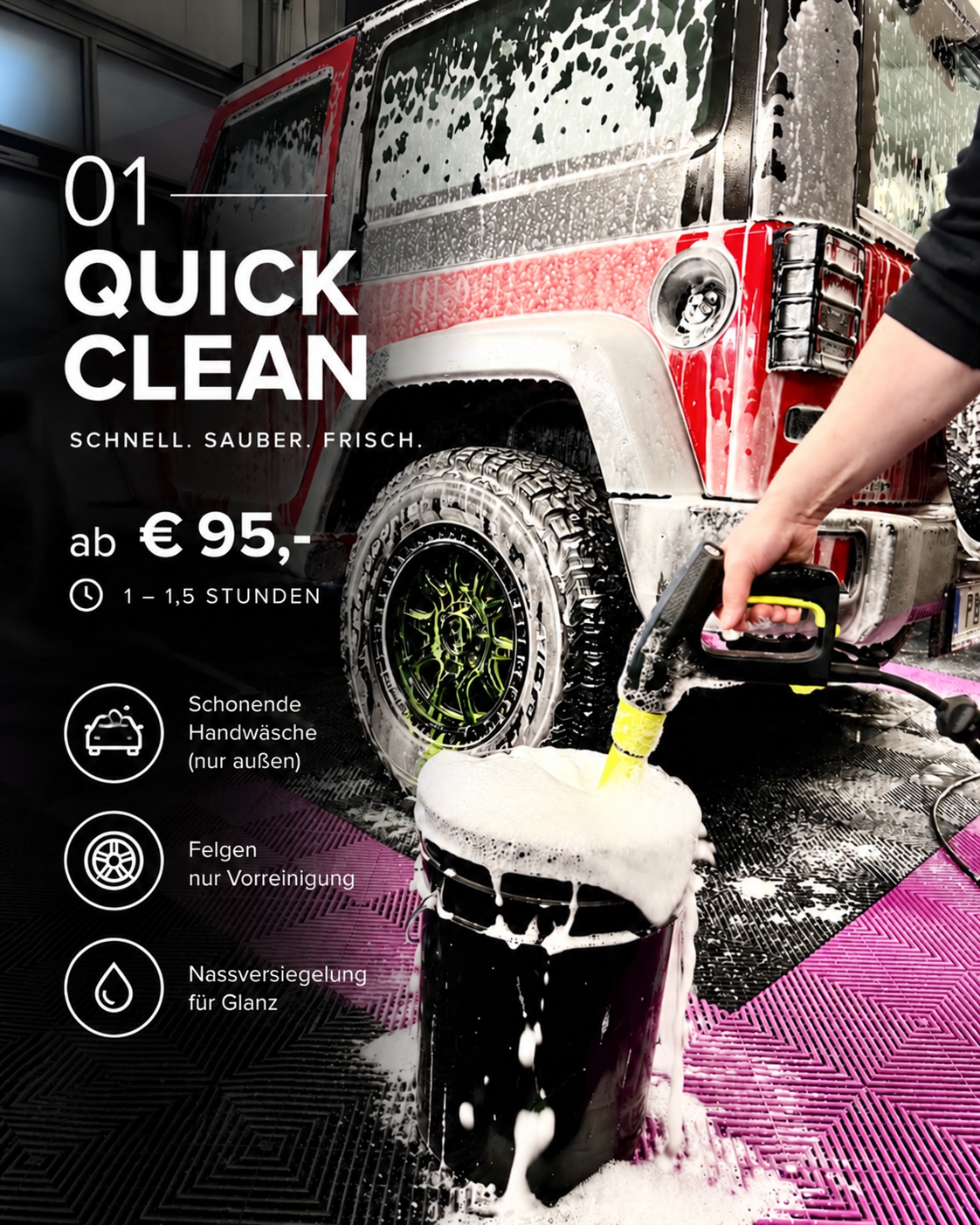 01 Quick Clean – Pflegepaket