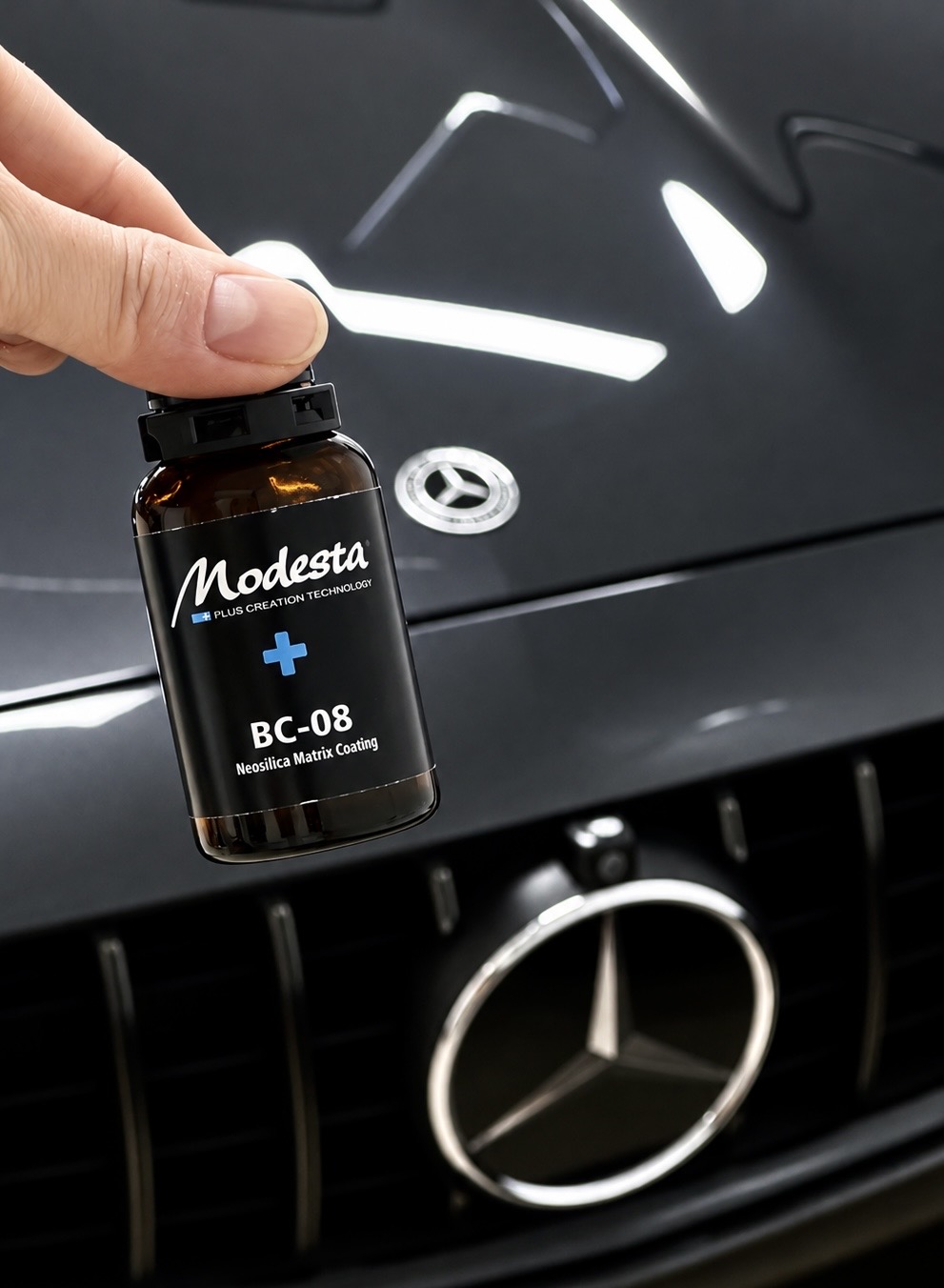 Modesta BC-08 Keramikschutz am Mercedes